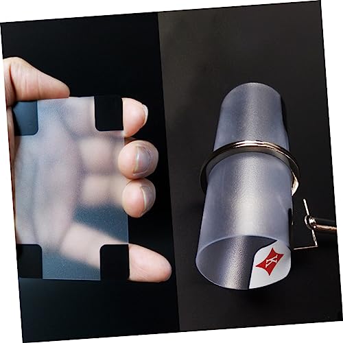 CLISPEED Transparente wasserdichte Spielkarten Aus Kunststoff Klare Pokerkarten Aus PVC Wetterfeste Plastikkarten Für Spiele – Bild 3