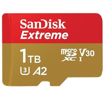 Cartão Micro SD Sandisk Extreme V30 A2 U3 4K 1TB