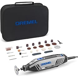 Dremel 4250 Corded Rotary Tool 175W Kit with Soft Case and 35 Accessories | Eletronic Feedback, Variable Speed 10.000-35.000 RPM for Cutting, Routing, Drilling, Carving, Sanding, Grinding, DIY/ Repair