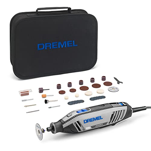 Dremel 4250 Narzędzie obrotowe 175 W – zestaw z narzędziem wielofunkcyjnym i 35 akcesoriami, silnik 175 W ze sterowaniem elektronicznym, regulacja prędkości obrotowej 5 000 – 35 000 obr./min