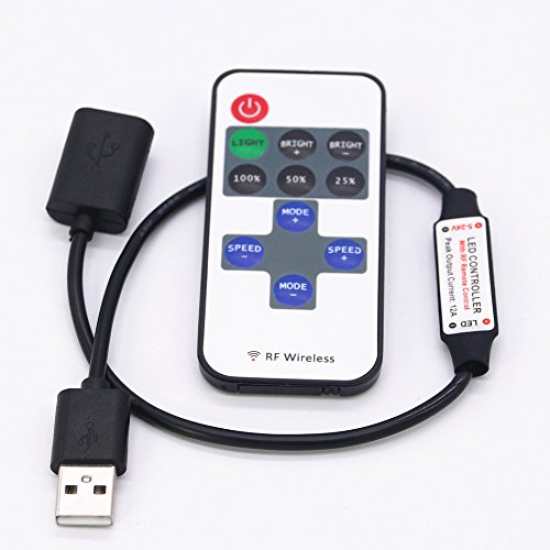 Zoegneer DC 5V USB RF Fernbedienung Schalter mit Wireless LED Strip Dimmer und Lüfter Geschwindigkeitsregler Modul, 30M Reichweite, für Beleuchtung und Kleingeräte Zoegneer DC 5V USB RF Fernbedienung Schalter mit Wireless LED Strip Dimmer und Lüfter Geschwindigkeitsregler Modul, 30M Reichweite, für Beleuchtung und Kleingeräte