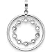 Produktbild JEWELS BY LEONARDO Anhänger Clip & Mix Bobby  Ketten-Anhänger aus silberfarbenem Edelstahl  beweglicher Innenring  Schmuck Geschenk für Frauen  024945