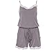 Produktbild NOBRAND Damen Strapse Bodysuit Pants Pyjama Gr. Small, grau