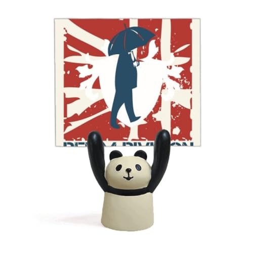 Porte-note panda avec pince solide pour organiser vos mémos et photos