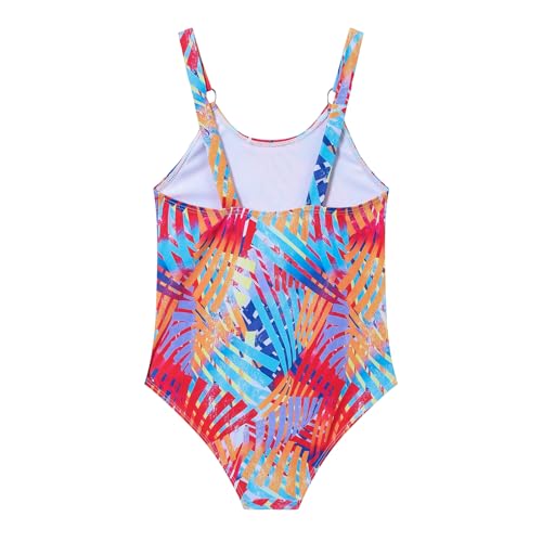 Image of Girls One Piece Swimsuit Quick Dry Swimwear Swimming Beach Bathing Suit for 5-14 Years