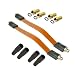 Produktbild Premium X 2X Sat Fensterdurchführung 4X F-Stecker 4X Gummitüllen Flach Kabel Fenster und Türen Ultra flach Durchführung Kabel