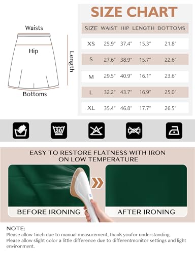 Auruza Mini Satin Skirts For Women Trendy thumb #4