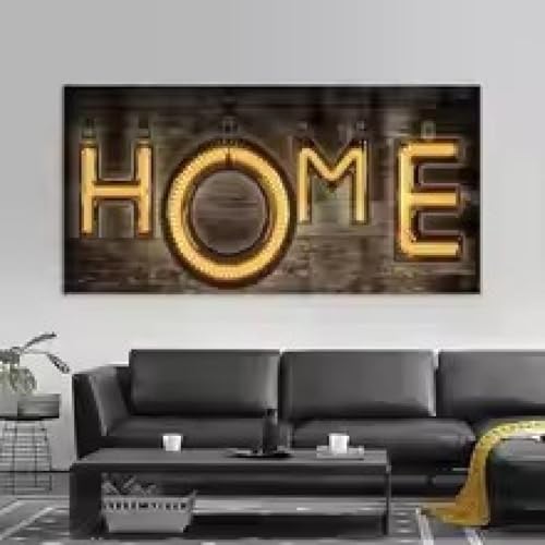 Peinture décorative créative ampoule 30x60cm pour moderniser un intérieur