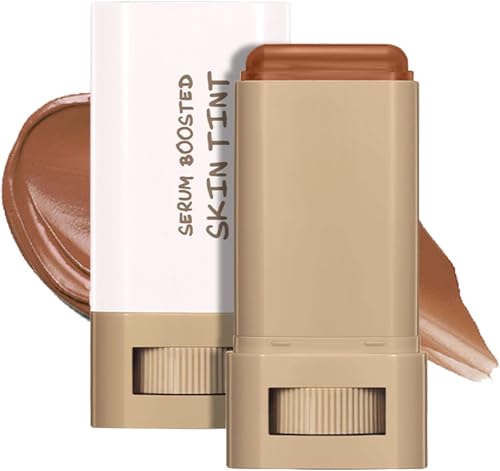 Beauty Balm Serum Boosted Skin Tint, Solid Tinted Moisturizing Serum Contour Stick Foundation Face Stick for Women, Brightens, Hydrates, Natural Finish Makeup (03#)
