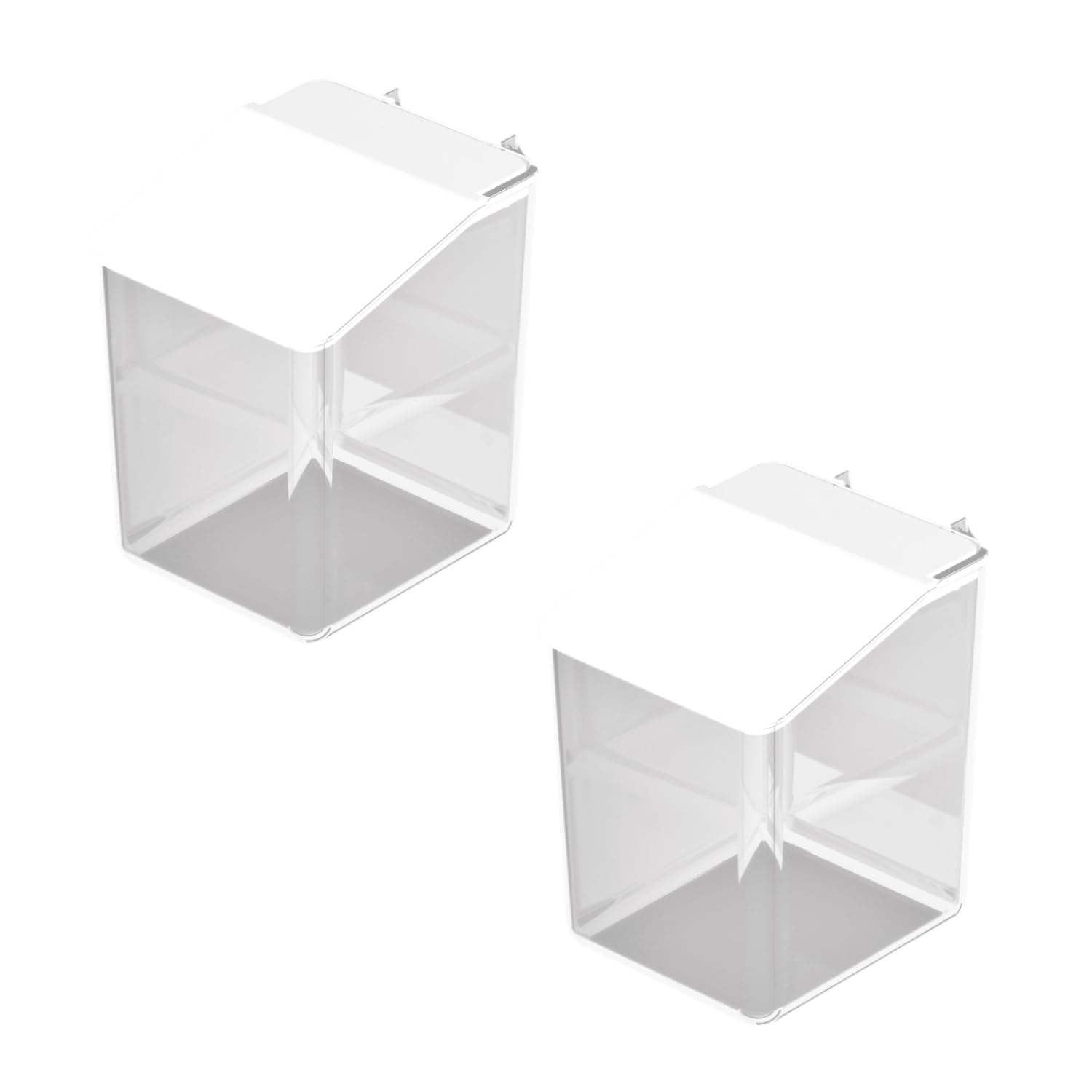 Keepo Peg Board Organizer Accessories, Peg Board with Accessories, Pegboard Hooks, Pegboard Bins (2 Bins with Lid)