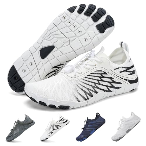 YVIPO Hiking Barefoot Shoes for Women Men Breathable & Non-Slip Athletic Barefoot Wide Toe Water...