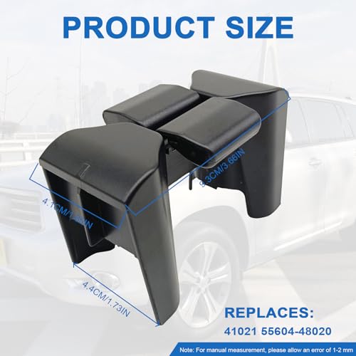 Insert de porte-gobelet console pour Toyota Highlander 2002-2007 - 2