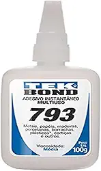 Adesivo Instantâneo 793 100g Bico Anti-entupimento - Unidade