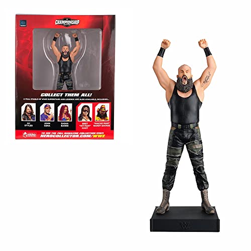 WWE Championship - WWE Braun Strowman Magazine & Statue - WWE Championship Figurine Collection by Eaglemoss Collections