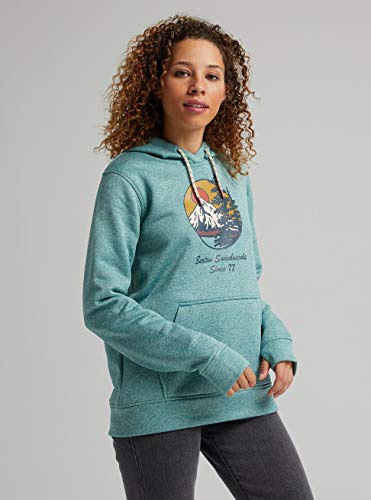 Burton Oak, Felpa con Cappuccio Donna, Trellis