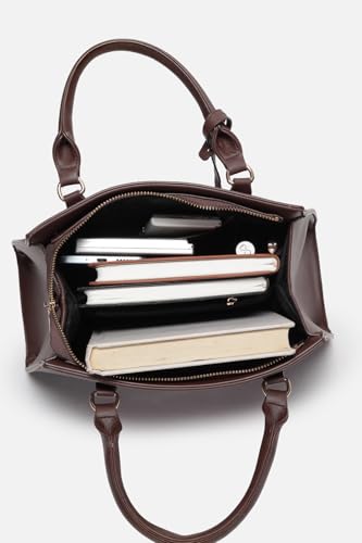 Image of Allen Solly Womens Floral dark-brown HANDBAG