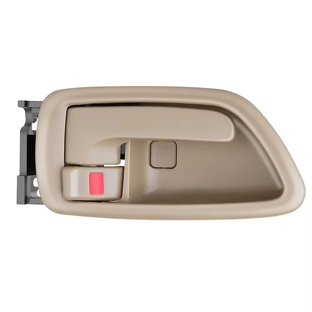 HRTLSS Door Pull Handle Inner Trim for Avalon 2000-2004 for Sequoia 2001-2007 for Tundra Crew Cab 2004-2006 Beige Car Interior Door Handle(Front Rear Right)
