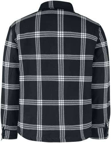 Giacca Di Mezza Stagione Di Brandit - Lumberjacket - S A Xxl - Uomo - Nero/Bianco - 3