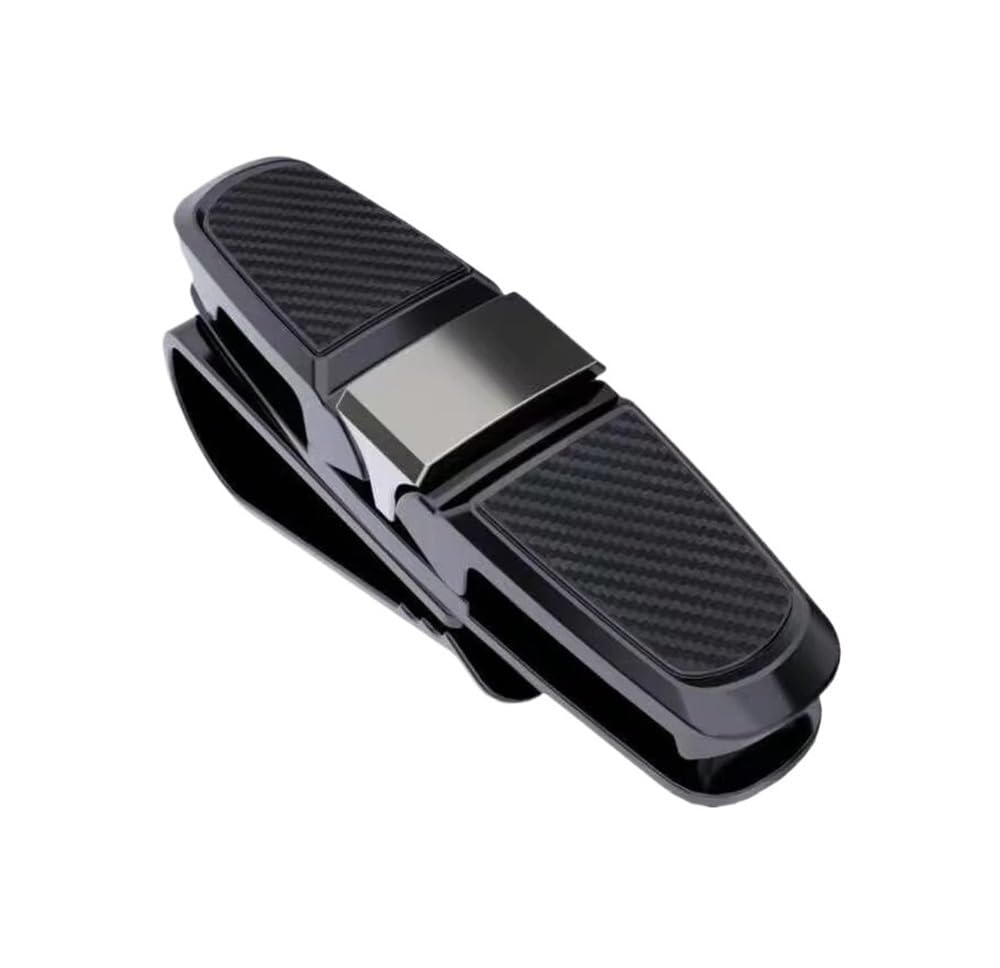 Amibvzhang Car Glasses Case Universal Sun Visor Holder Sunglasses Clip Card Ticket Eyeglasses Auto Interior Accessories(Gr�)