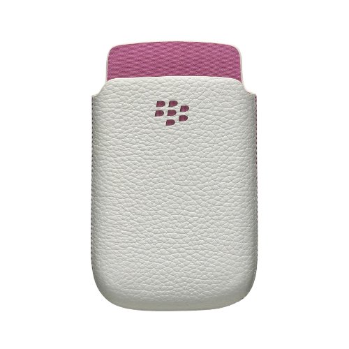 BlackBerry Rim 9800 Leather Pocket - White