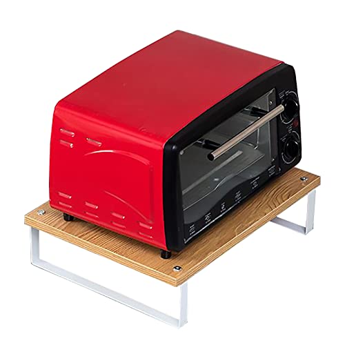 Support pour four à micro-ondes en bois premium Mu - 2