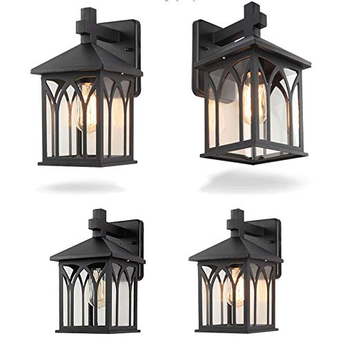 Sconce mural extérieur anticorrosion avec verre robuste pour éclairage extérieur - 5