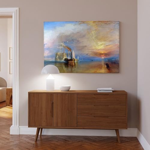 The Fighting Temeraire Turner impression sur toile premium avec cadre de 61cm - 6