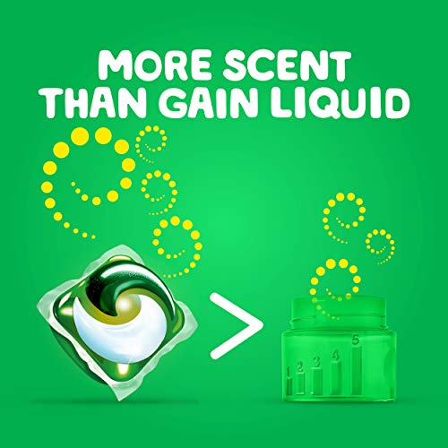 Image of Gain flings! Laundry Detergent Soap Pods, High Efficiency (HE), Moonlight Breeze Scent, 96 Count