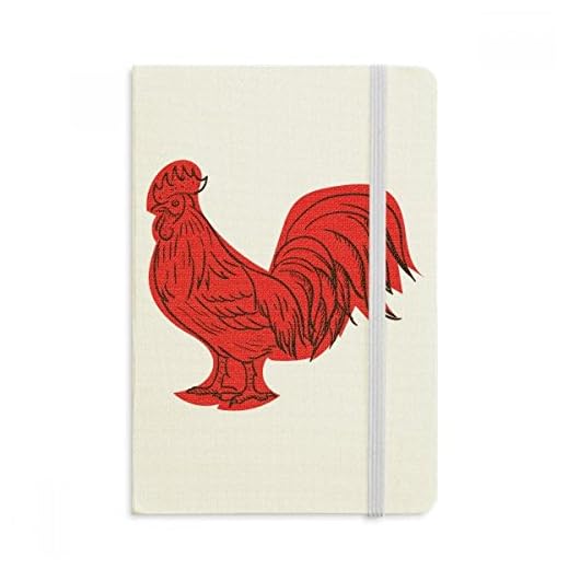 DIYthinker röd kinesisk 2017 år av kran notebook tyg Hard Cover klassisk dagbok A5 A5 (144 x 210 mm) flera färger