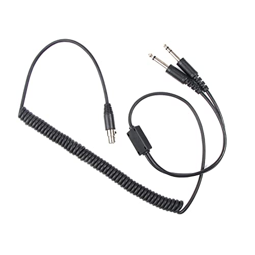 Cable reemplazo para auriculares aviación 110 cm miniatura 3