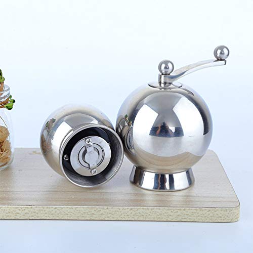 HEMOTON Moedor de Pimenta Manual Moinho de AÃ§o InoxidÃ¡vel Shaker de Pimenta Moinho de Pimenta Moin