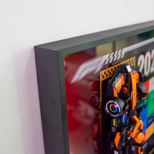 Image of Display Wall Board for Lego Speed Champions 10-in-1 F1 Car 77242-77251.75 x 45 cm Display Board for Lego 66802 Car Wall Mount (Models Not Included)