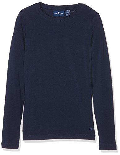 TOM TAILOR Basic Fitted Longsleeve Maglia a