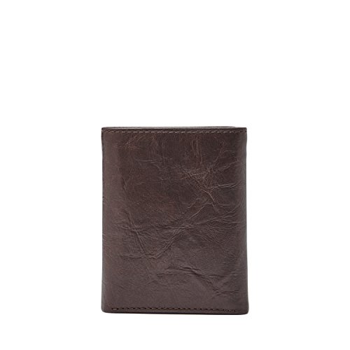 Fossil Neel Extra Capacity Trifold Wallet Ml3869 Brown #TOP3