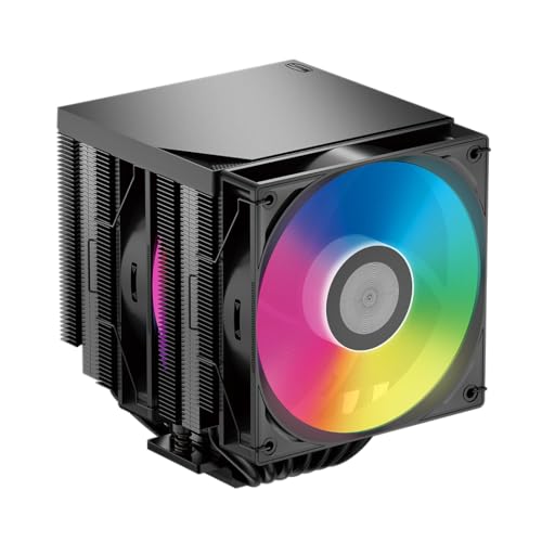 PCCOOLER CPU Air Cooler, 7 Heatpipes Dual-Tower Heatsink, 120mm ARGB