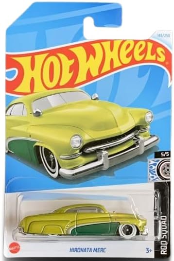 Hot Wheels Green Hirohata Merc Rod Squad 5/5 Die-cast Car