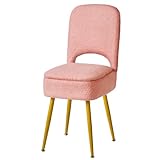 Support en métal pour les jambes : Le tabouret est soutenu par quatre jambes en métal, chacune reliée à la base du tabouret par des vis, assurant ainsi sa stabilité. La peinture dorée renforce également l'attrait esthétique du tabouret. De plus, chaque jambe en métal est équipée de pieds antidérapants réglables pour éviter les secousses causées par un sol inégal.