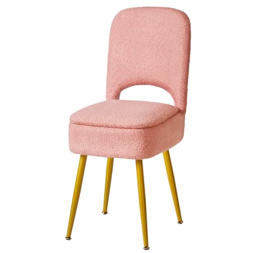 IBUYKE Silla de tocador pequeña con Respaldo