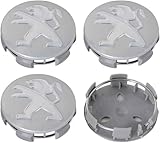 Modèles compatibles : Cache-moyeux pour Peugeot 308 2021-2023 60 mm