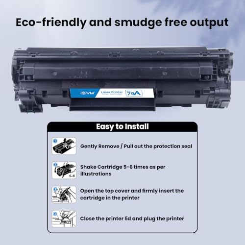 Image of EVM ETC 79A Toner Cartridge - Compatible with HP LaserJet Pro M12a / M12W; MFP M26a / M26w M26nw - 1 Year Warranty (ETC-79A)