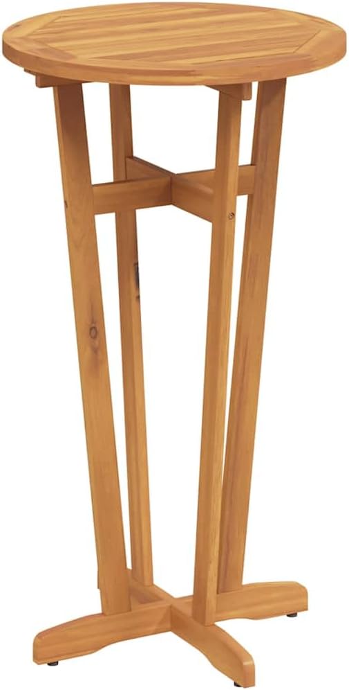 vidaXL Garden Bar Table Natural Brown Solid Acacia Wood Standard Durable