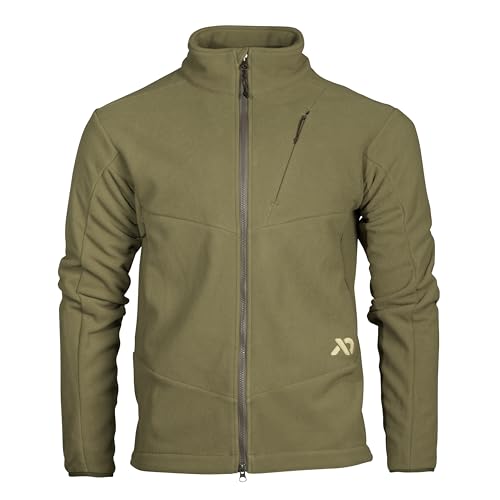 Image of First Lite Men's Challis Fleece - Windproof Soft Shell Camo Hunting Jacket, Hoodless Thermal Layer Hunting Gear For Men