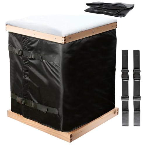 Cubierta de invierno para colmena con aislamiento Oxford 600D impermeable y térmico