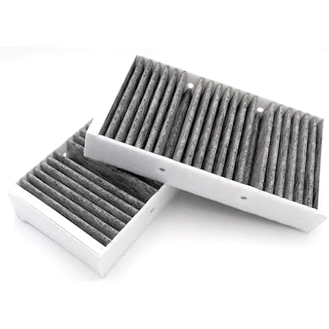 JTCAF318-C1 Cabin Air Filter for ML250, ML350, ML400, ML550, ML63 AMG, GL350, GL450, GL550, GLS450, GLS550, GL63 AMG, GLS63 AMG, GLE63 AMG, GLE300d, GLE350, GLE400, Replacement for 1668300318, Carbon Cover
