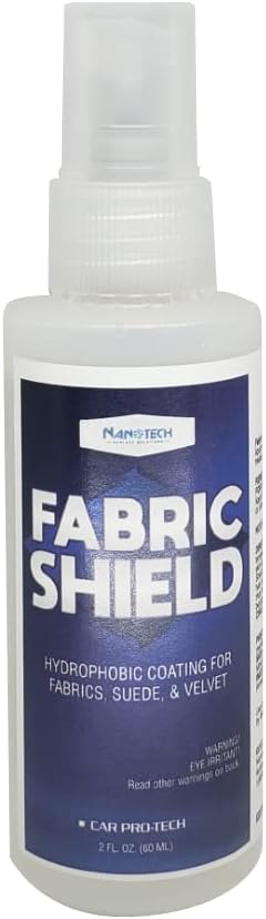Fabric-Shield, Fabric Guard, Liquid Repellent For Fabrics, Upholstery, Suede, Textile Shield, Wine, Coffee Stain Protector- 2 Oz.