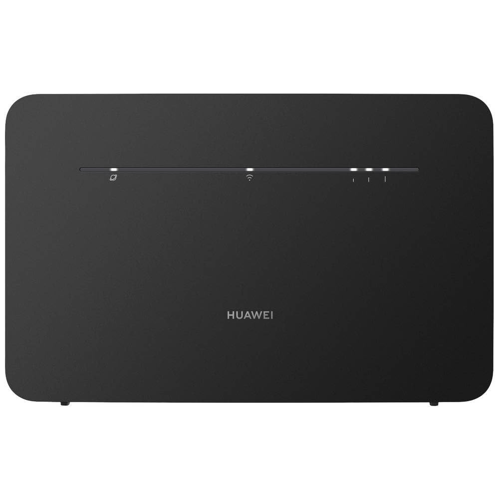 Huawei B535 4G LTE Router 3Pro (Cat.7, 100 Mbit/s (upload), WiFi fino a 300 Mbps (download) (2.4 GHz) + 867 Mbps (5 GHz), 4 Gigabit LAN), nero