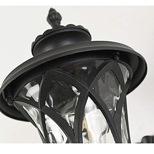 Applique murale aluminium noir vintage E27 retro pour jardin