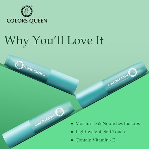 Image of Colors Queen Color Changing Lip Balm - 2.6g | Nourishing & Moisturizing for Dry and Chapped Lips | Tinted for Women | Enriched with Avocado Oil, Shea Butter & Vitamin E