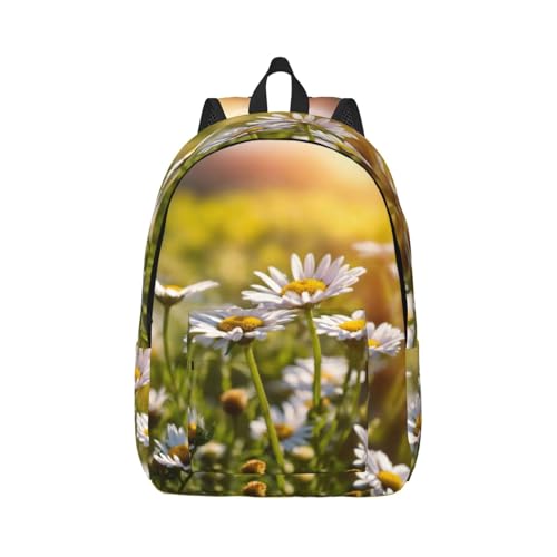 Sac à dos d'infirmière avec compartiment ordinateur portable EdWal et sac de voyage marguerites