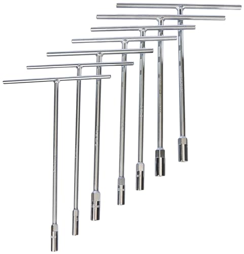 KS Tools - 517.1180 - Jeu de clés à douilles à poignée en T, 7 pièces